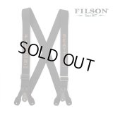 フィルソン タブ サスペンダー（ブラック・タン）/Filson Tab Suspenders(Black/Tan)