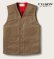 画像1: フィルソン マッキーノウールラインド ティンクロス クルーザー ベスト（ダークタン）XS/Filson Lined Cruiser Vest(Dark Tan) (1)