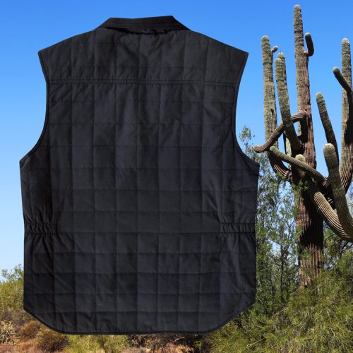 画像クリックで大きく確認できます　Click↓3: アウトバック トレーディング コンフォーテンプ ベスト（ブラック）L/Outback Trading Comfortemp Vest(Black)
