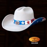 ブルハイド アメリカ＆イーグル ウエスタン プレミアムウール ハット（シルバーベリー）/Bullhide Premium Wool Cowboy Hat(Silverbelly)