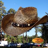 ブルハイド シェイパブルブリム ウエスタン ストロー カウボーイ ハット（ピーカン）大きいサイズもあり/Bullhide Straw Cowboy Hat(Pecan)