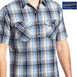 ペンドルトン 半袖 シャツ（ブルー）L/Pendleton Short Sleeve Shirt(Blue)