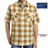 ペンドルトン ハイカー シャツ（半袖 /コッパー・ブルーチェック）L/Pendleton Short Sleeve Hiker Shirt Copper/Blue Check