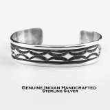 インディアンジュエリー ナバホ族作 スターリングシルバー ブレスレット/Native American Navajo Sterling Silver Bracelet