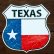 画像1: テキサス フラッグ アメリカ製 ハイウエー ティンサイン メタルサイン /Texas State Flag Highway Metal Sign (1)