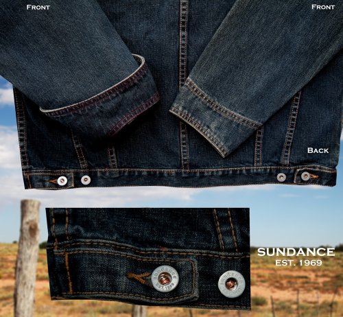 画像クリックで大きく確認できます　Click↓2: サンダンス ジーンズ ジャケット/sundance Jean Jacket