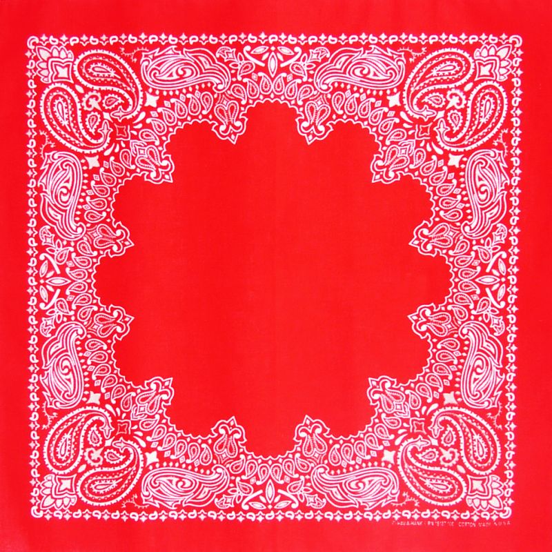 バンダナ ハバハンク HAV-A-HANK ペイズリー（レッド・ホワイト）/Bandana Paisley Red White