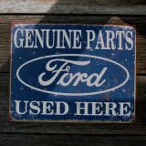 画像: フォード Ford Tinサイン・メタルサイン Genuine Parts