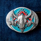 画像: バッファロー スカル ベルト バックル/Buckle Buffalo Skull