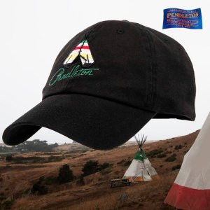 画像: ペンドルトン ティーピー ナショナルパーク 刺繍 キャップ（ブラック・グレイシャー）/Pendleton Tepee National Park Cap(Black Glacier)