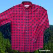 画像1: フランネルシャツ（レッドプラッド・長袖）M/Flannel Shirt(Red Plaid)