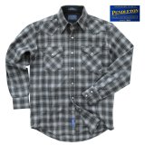 画像: ペンドルトン ウエスタンシャツ チャコール オンブレ 大きいサイズ XXL（身幅約71cm）/Pendleton High Grade Western Shirt (Charcoal Ombre)