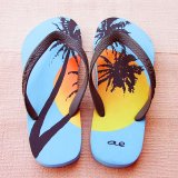 画像: アメリカンイーグルアウトフィッターズ ビーチサンダル パームツリー（メンズ）/AE American Eagle Outfitters Flip Flop Palm Tree（Mens)