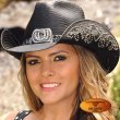 画像1: ブルハイド ウェスタン ストロー カウボーイ ハット（カウガールファンタジー・ブラック）/BULLHIDE Western Straw Cowboy Hat Cowgirl Fantasy(Black)