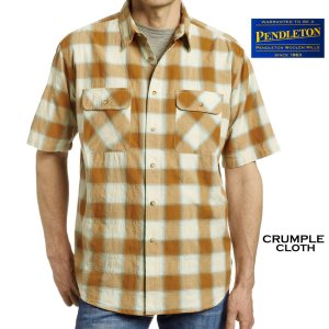 画像: ペンドルトン ハイカー シャツ（半袖 /コッパー・ブルーチェック）L/Pendleton Short Sleeve Hiker Shirt Copper/Blue Check