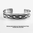 画像1: インディアンジュエリー ナバホ族作 スターリングシルバー ブレスレット/Native American Navajo Sterling Silver Bracelet