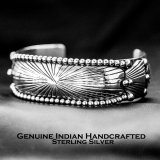 画像: アメリカインディアン ナバホ族 スターリングシルバー ハンドメイド ブレスレット/Navajo Sterling Silver Bracelet