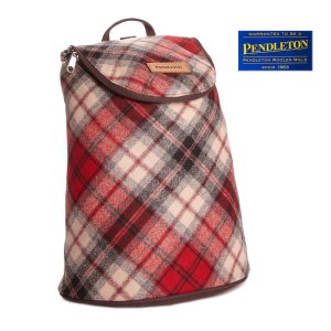 画像: ペンドルトン バッグ バックパック（レッド・タンプラッド）/Pendleton Backpack(Red/Tan Plaid) 