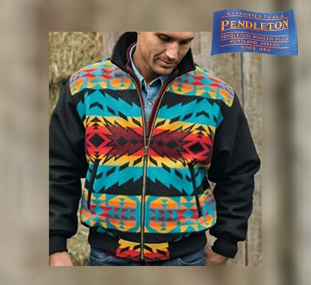 ペンドルトン ジャケット/Pendleton Wool Jacket(Turquoise/Hawkeye ...