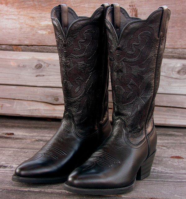 レディース ウエスタンブーツ（ブラック）/Western Boots(Women・Black