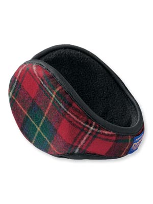 画像: ペンドルトン イヤーウォーマー・100%ヴァージン ウール イアースナグ（レッドタータン）/Pendlton Ear Snugs(Red Tartan)