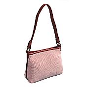 画像1: Osgood Marley シェル ハンドバッグ（ピンク・レッド/レディース）/Osgood Marley Woven Shell Bag（Pink・Red/Women）