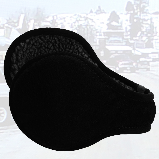 画像1: イヤーウォーマー 180S ワンエイティーズ Chesterfield Wool Black/180S Ear Warmers