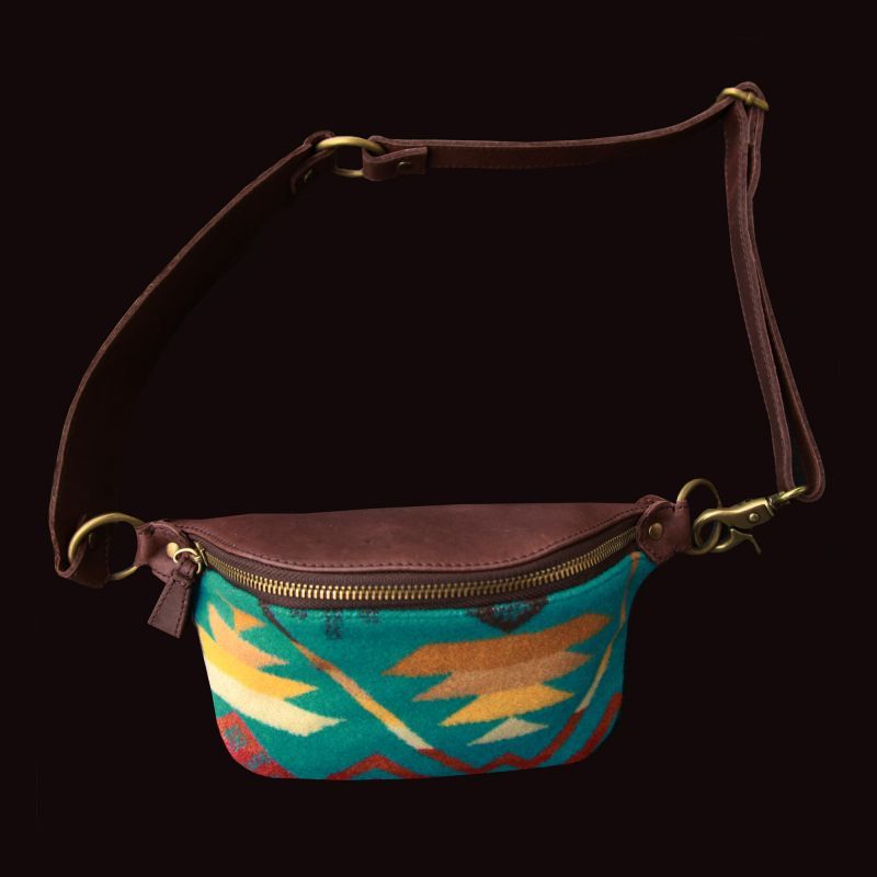 画像: ペンドルトン ヒップバッグ・ウエストバッグ（シュガースカル グリーン）/Pendleton Fanny Pack(Sugar Skulls)