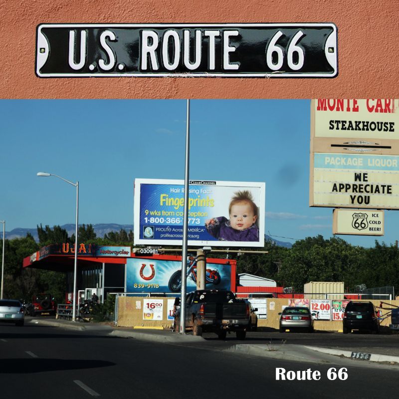 ルート66 ストリート サイン/Route 66 Sign カウボーイホーム