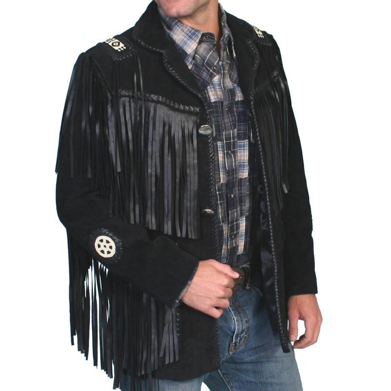 ウエスタン レザーフリンジジャケット（ブラウン）/Western Leather