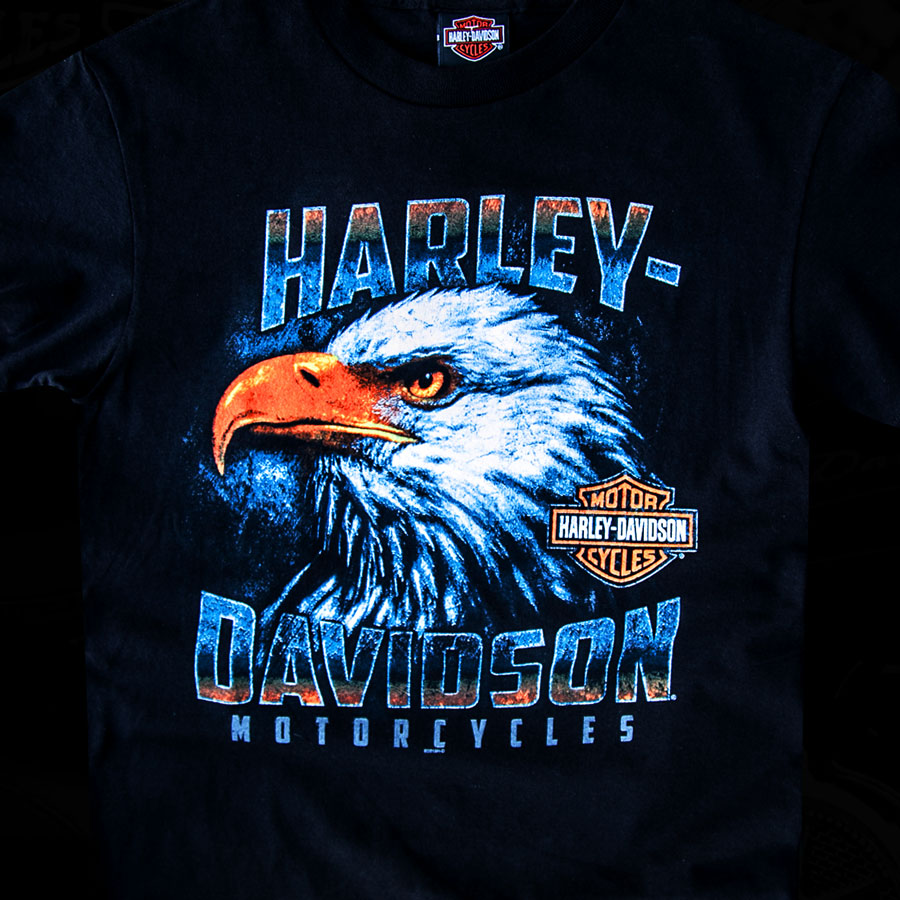 美品【G950】HARLEY-DAVIDSON 半袖Tシャツ【サイズなし】ブラック