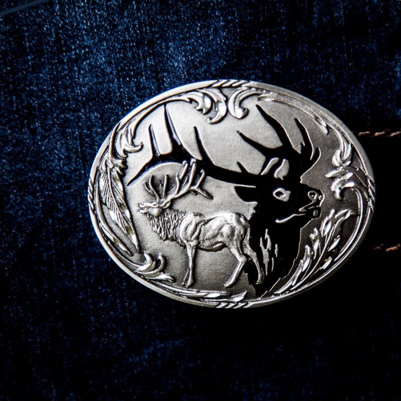 画像: エルク ベルト バックル（ダイアモンドカット）/Belt Buckle Elk