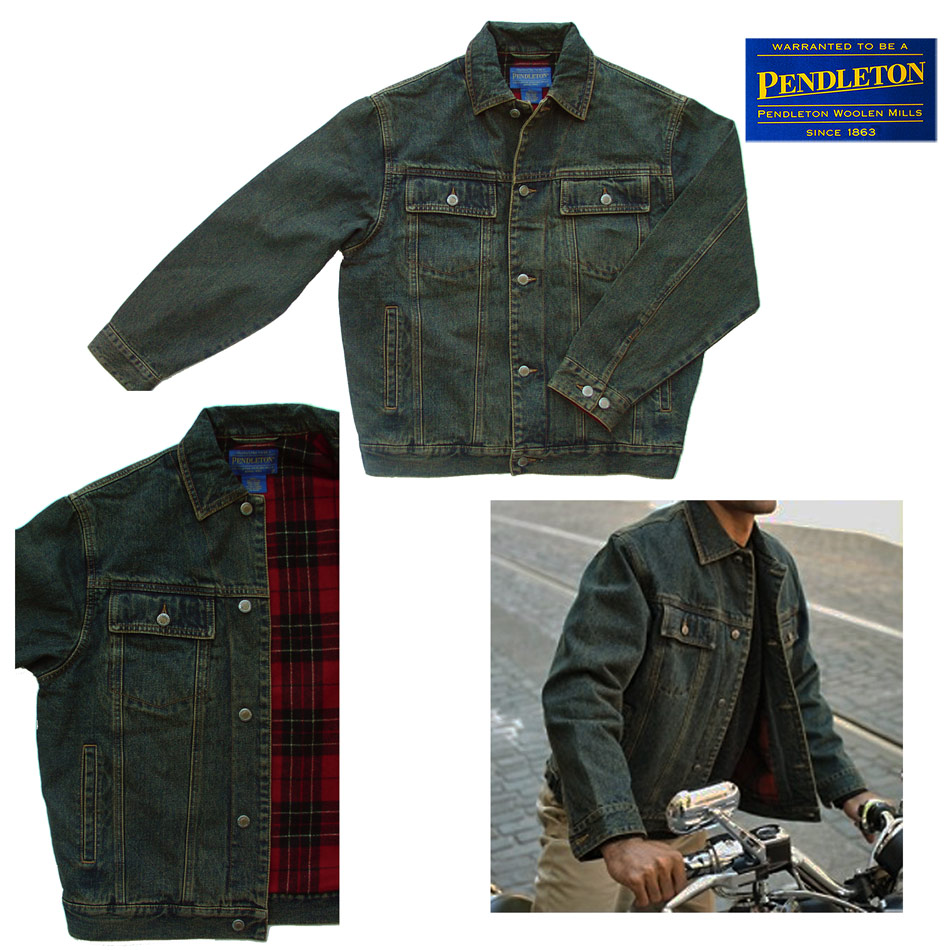 ペンドルトン タータンチェック ラインド デニム ジャケット（Brodie Tartan）M/Pendleton Tartan Lined Denim  Jacket