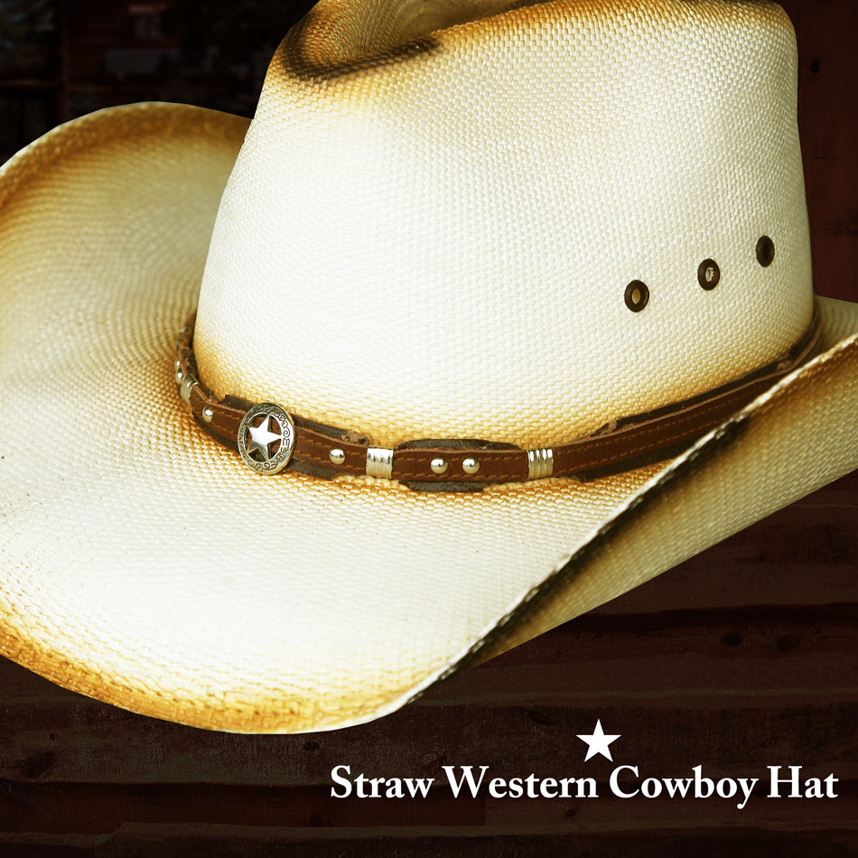 画像: ブルハイド ローンスター ウエスタン ストロー カウボーイ ハット（ナチュラル）/Bullhide Straw Western Cowboy Hat